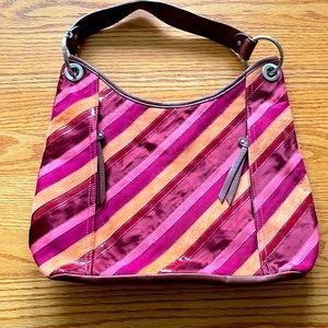 Never used Liz Claiborne multi stripe purse